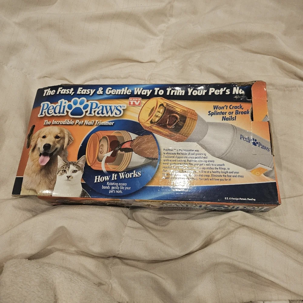 Pet Nail Trimmer - Gold and Gray